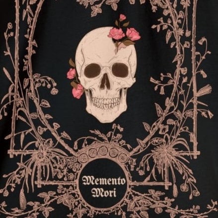 Magnificat Catholic Memento Mori Tee, Graphic Catholic T-Shirt, Skull Shirt
