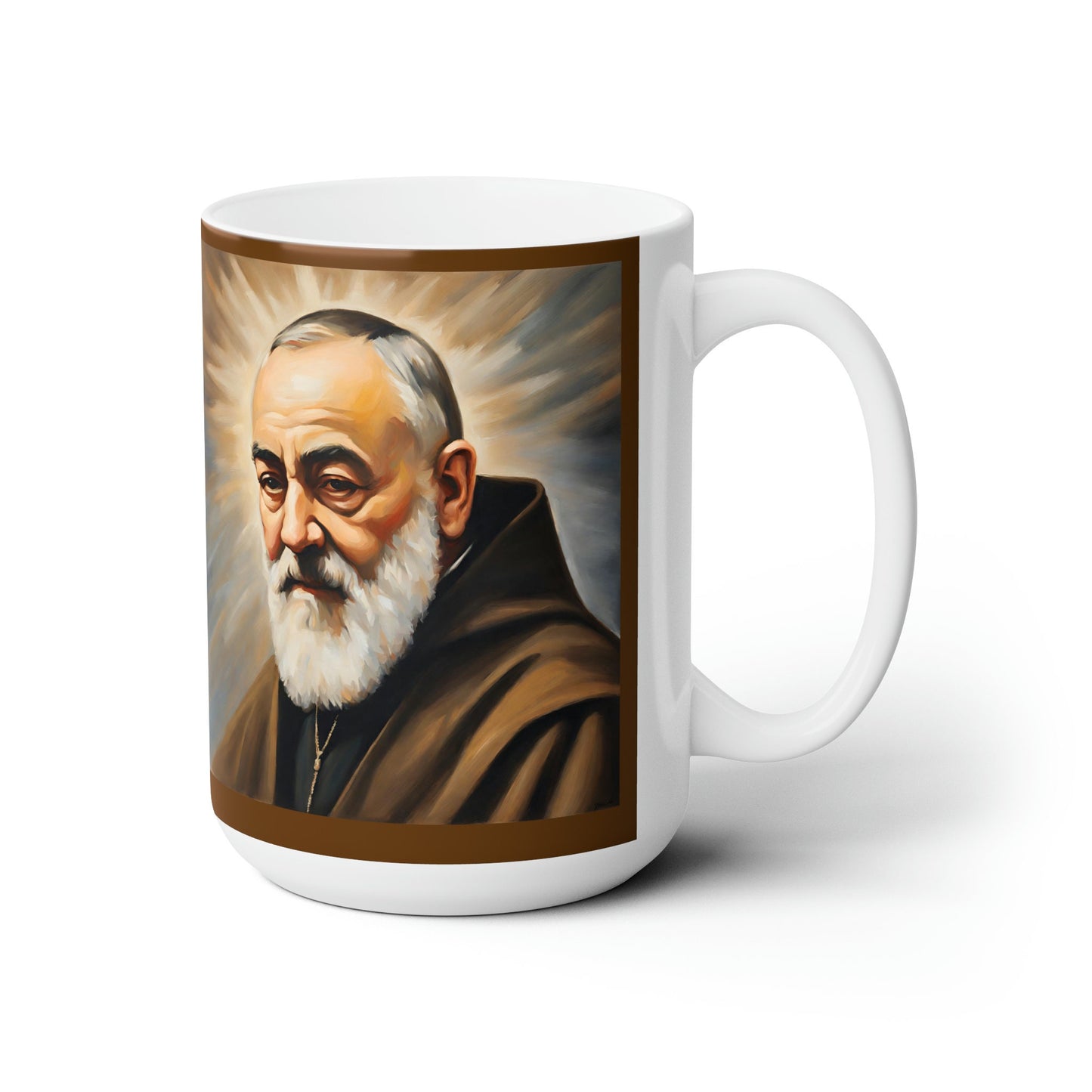 Saint Padre Pio Coffee Mug, Catholic Coffee Mug, Saint Coffee Cup, Catholic Gifts, St Padre Pio Gifts