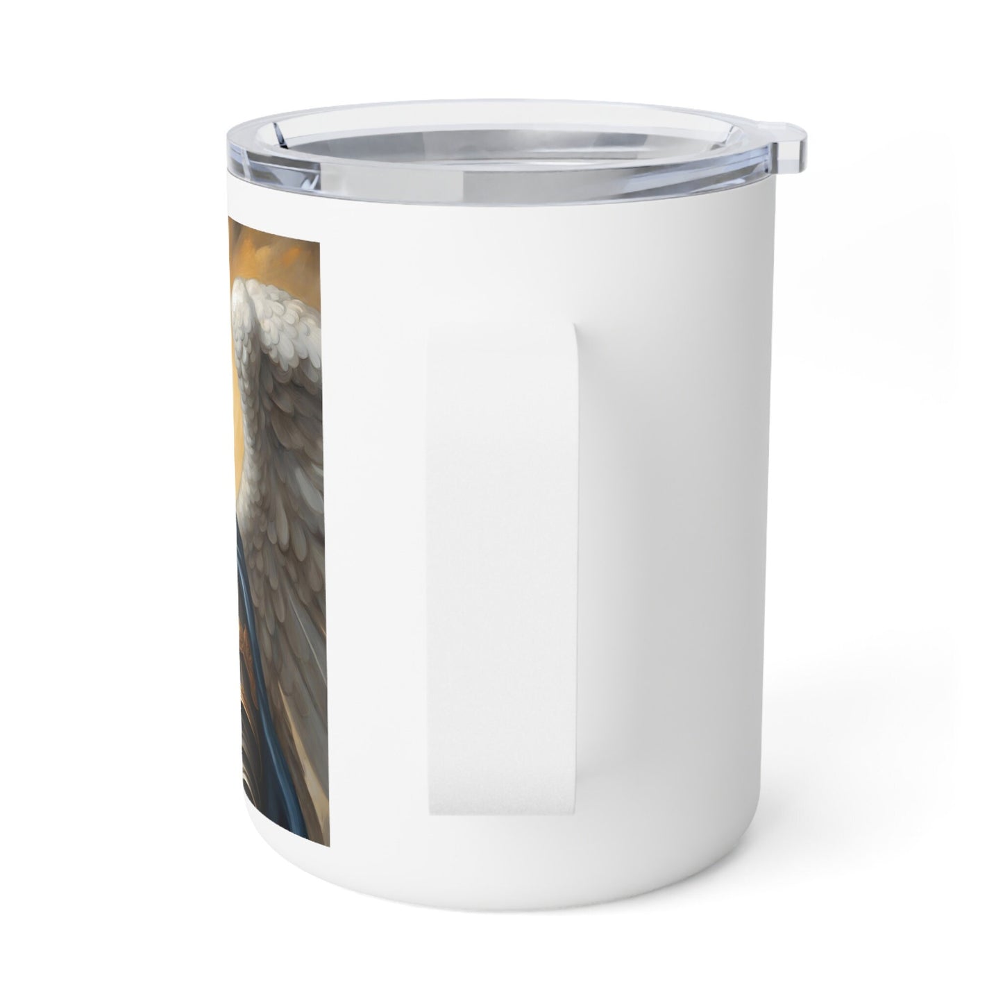 Saint Michael the Archangel Insulated Coffee Mug | 10oz | Snap-on Lid