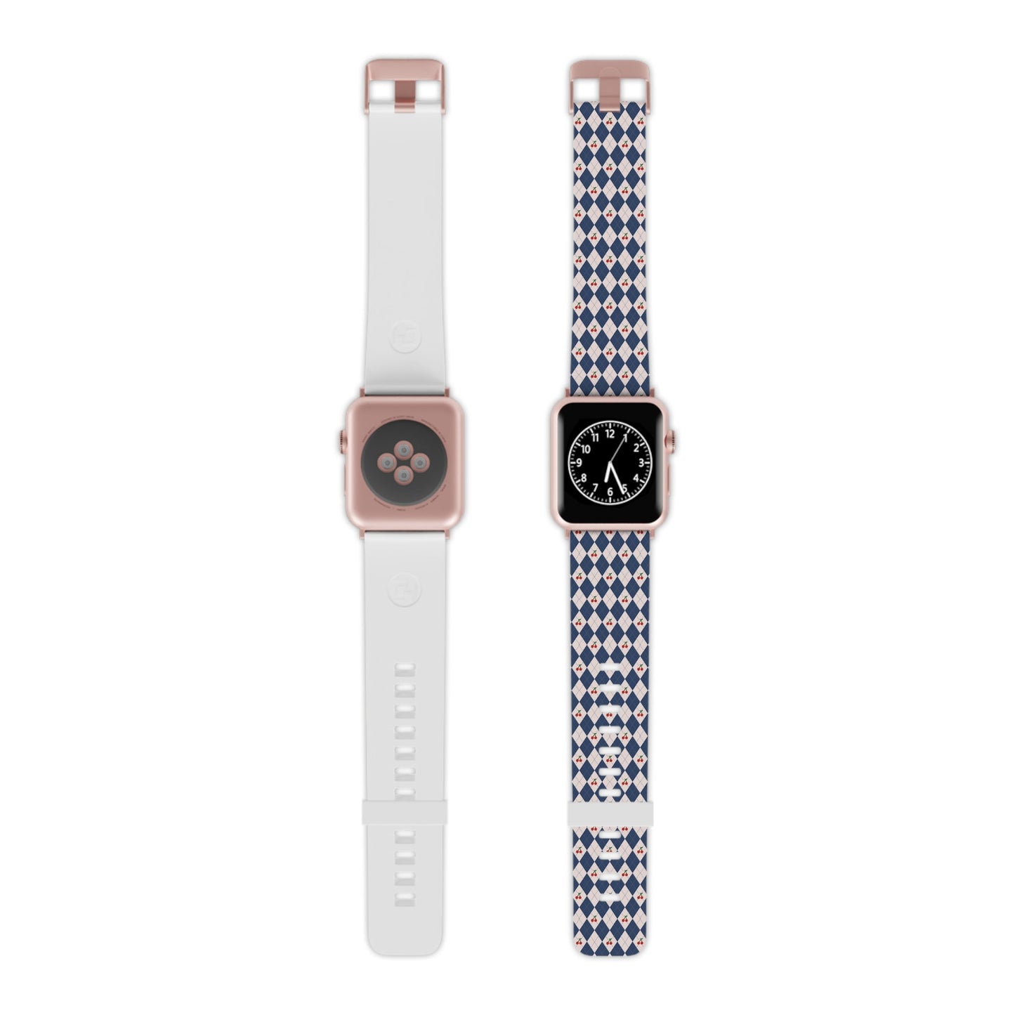 Argyle Apple Watch Band Series 9/8/7/6/5/4/3/2/1/SE/Ultra, Applewatch Band 38 40mm, Apple WatchBand 42 44mm, Elastomer Watch Strap