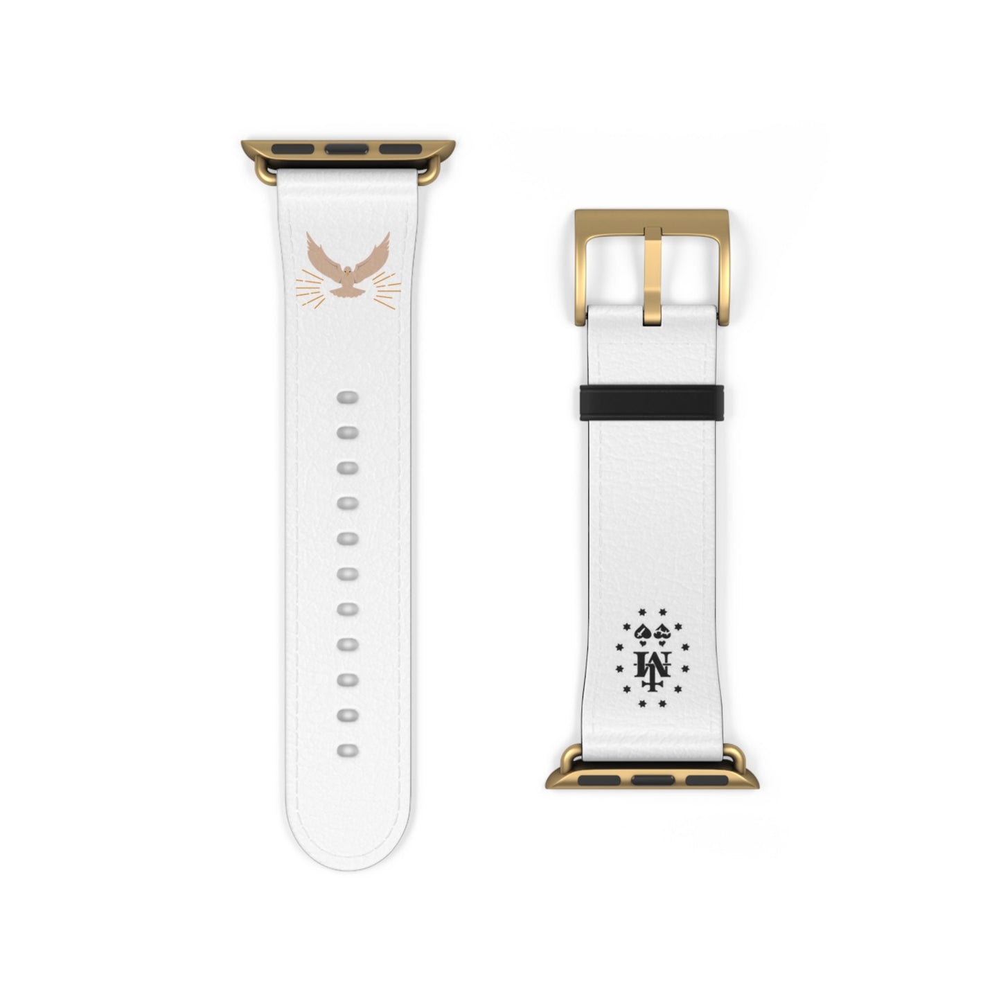 Miraculous Medal AppleWatch Band Series 9/8/7/6/5/4/3/2/1/SE/Ultra, Apple WatchBand 38mm, Apple WatchBand 42mm, Catholic Gift