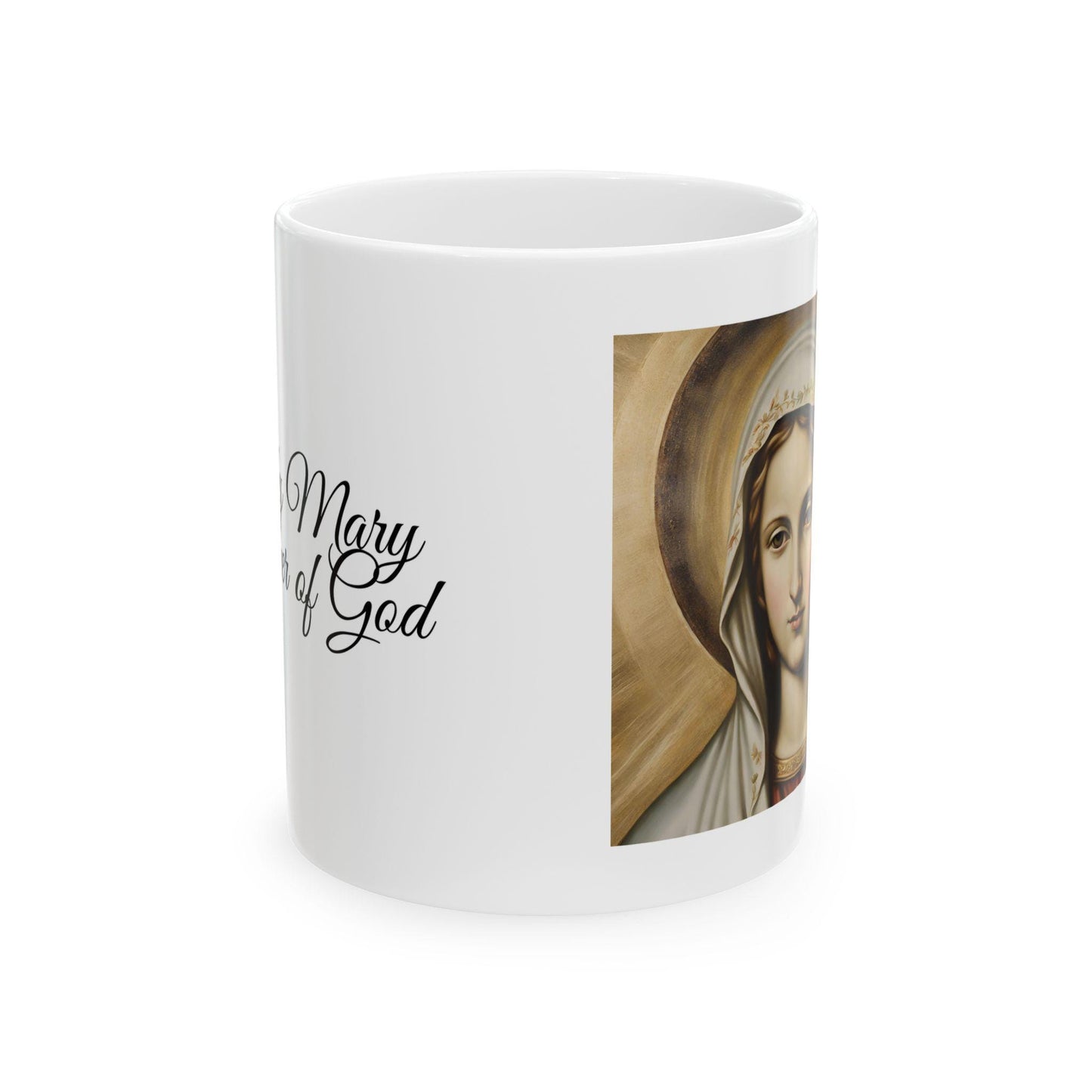 Blessed Virgin Mary Coffee Mug, Catholic Coffee Mug, Saints Mug, Catholic Mom Present