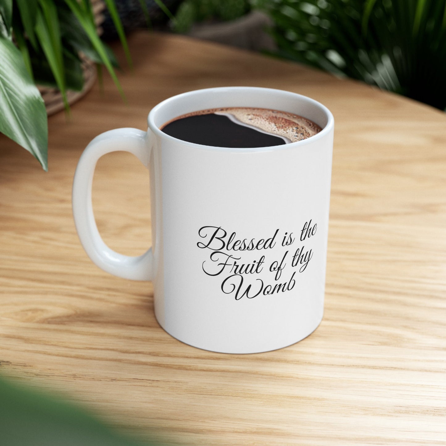 Coffee Mug Blessed Virgin Mary, Christmas Gift for Her, Marian Mug, Catholic Gifts