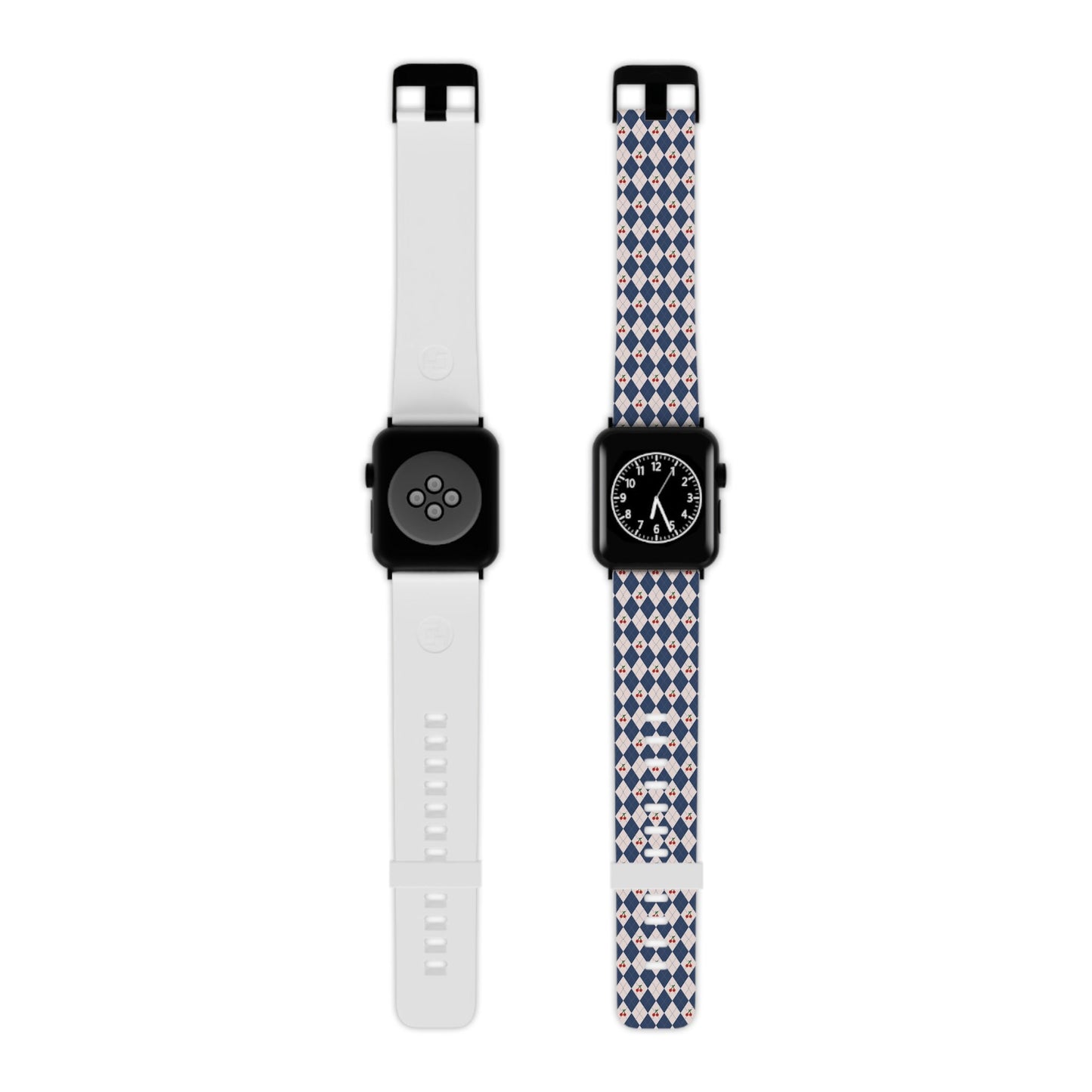 Argyle Apple Watch Band Series 9/8/7/6/5/4/3/2/1/SE/Ultra, Applewatch Band 38 40mm, Apple WatchBand 42 44mm, Elastomer Watch Strap