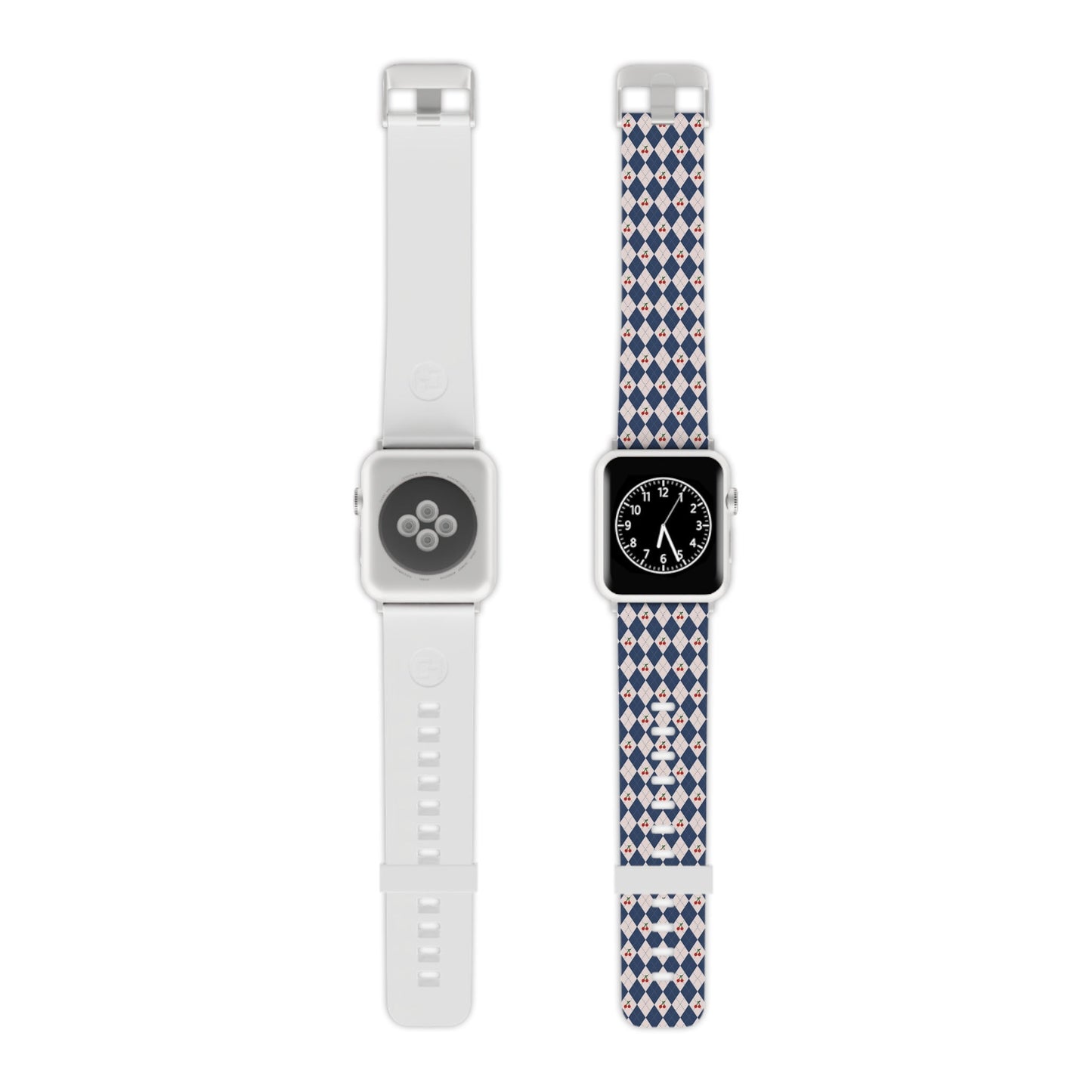 Argyle Apple Watch Band Series 9/8/7/6/5/4/3/2/1/SE/Ultra, Applewatch Band 38 40mm, Apple WatchBand 42 44mm, Elastomer Watch Strap
