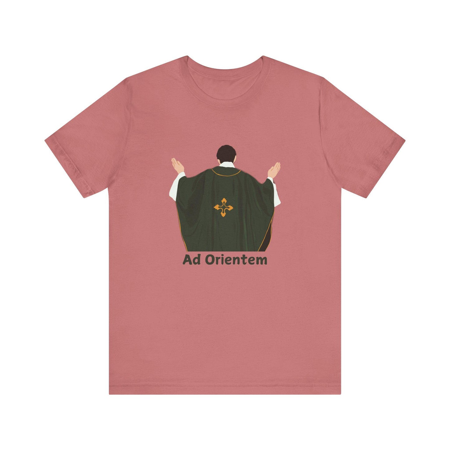 Ad Orientem Latin Mass Catholic T Shirt, Unisex Tee, Religious Graphic Shirt, Catholic Gift, Traditional Latin Mass Apparel