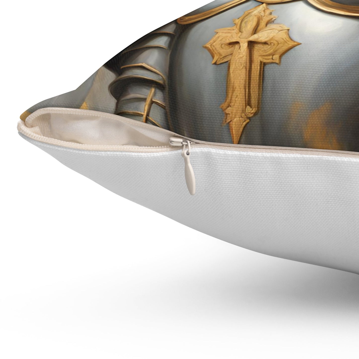 Indoor Square Throw Pillows, Saint Michael the Archangel-Themed Pillow, Decorative Accent Pillow, Modern Decorative Pillows