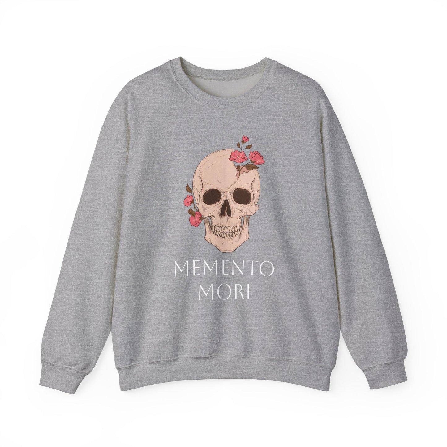 Memento Mori Catholic Sweatshirt, Unisex Sweatshirt, Heavy Blend Crewneck, Catholic Gift, Religious Apparel, Reminder of Death, Christian