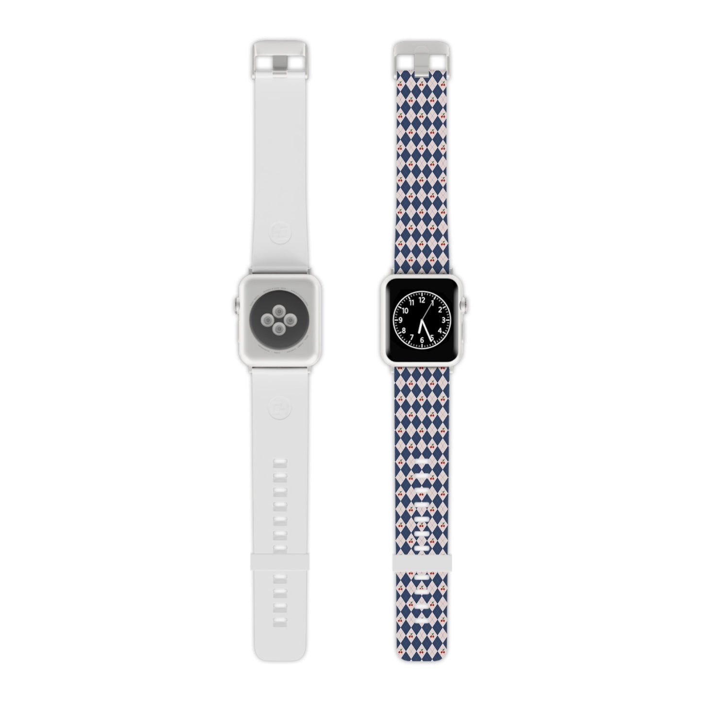 Argyle Apple Watch Band Series 9/8/7/6/5/4/3/2/1/SE/Ultra, Applewatch Band 38 40mm, Apple WatchBand 42 44mm, Elastomer Watch Strap
