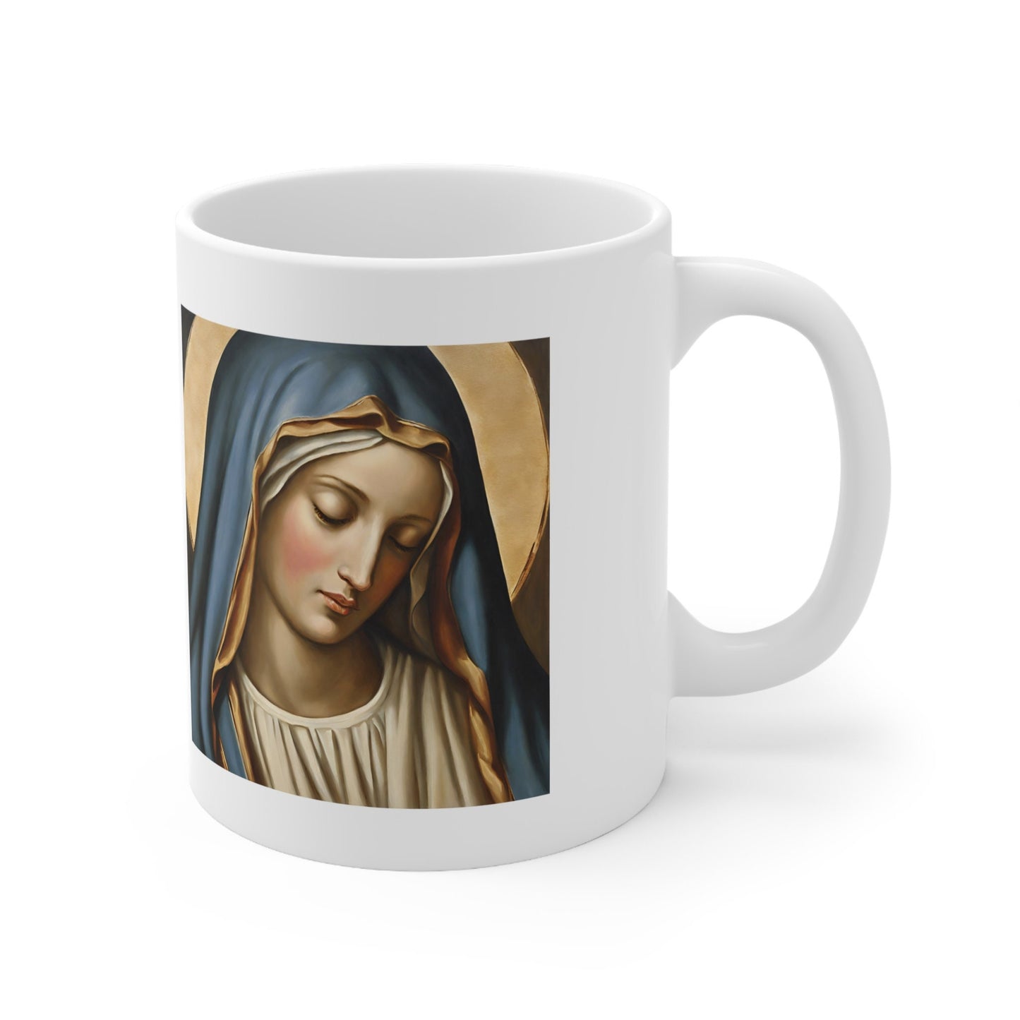 Hail Mary Coffee Mug, Virgin Mary Gift, Marian Catholic Women’s Gift, Catholic Mug, Mother’s Day Gift , Gift for Her