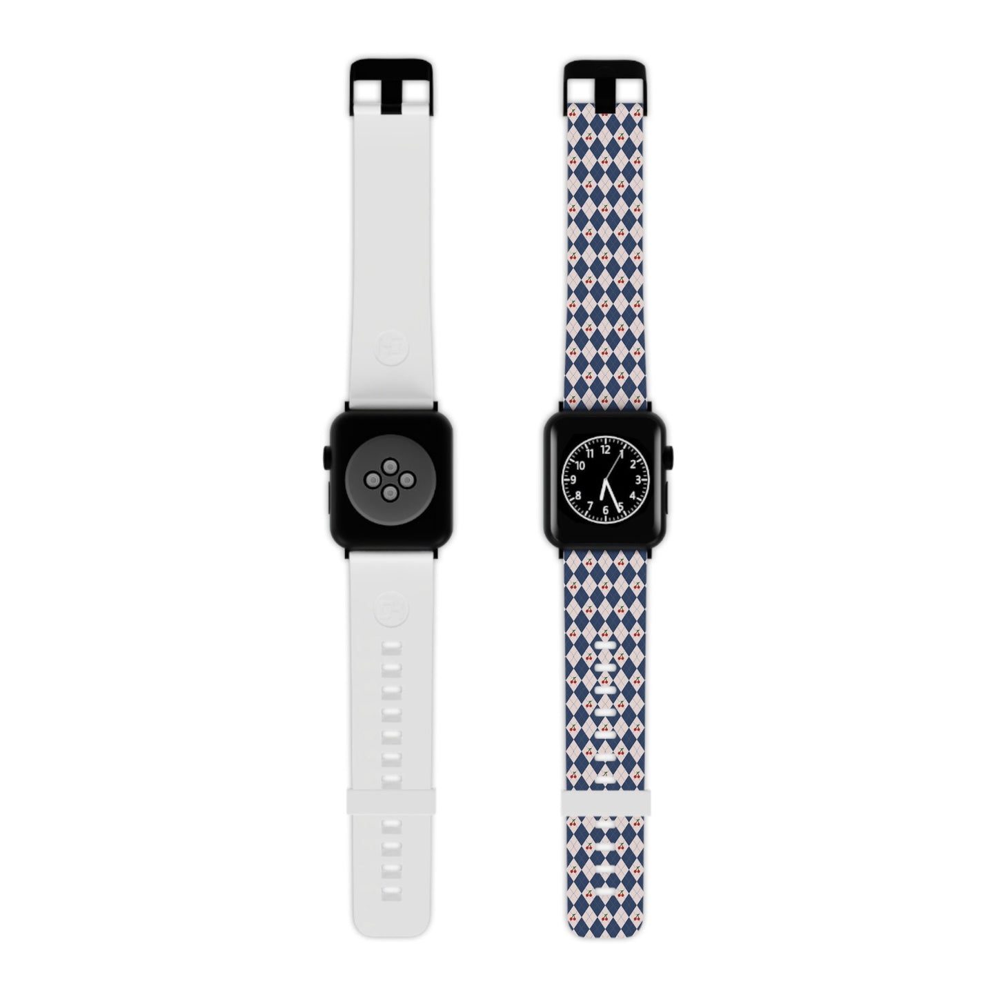 Argyle Apple Watch Band Series 9/8/7/6/5/4/3/2/1/SE/Ultra, Applewatch Band 38 40mm, Apple WatchBand 42 44mm, Elastomer Watch Strap