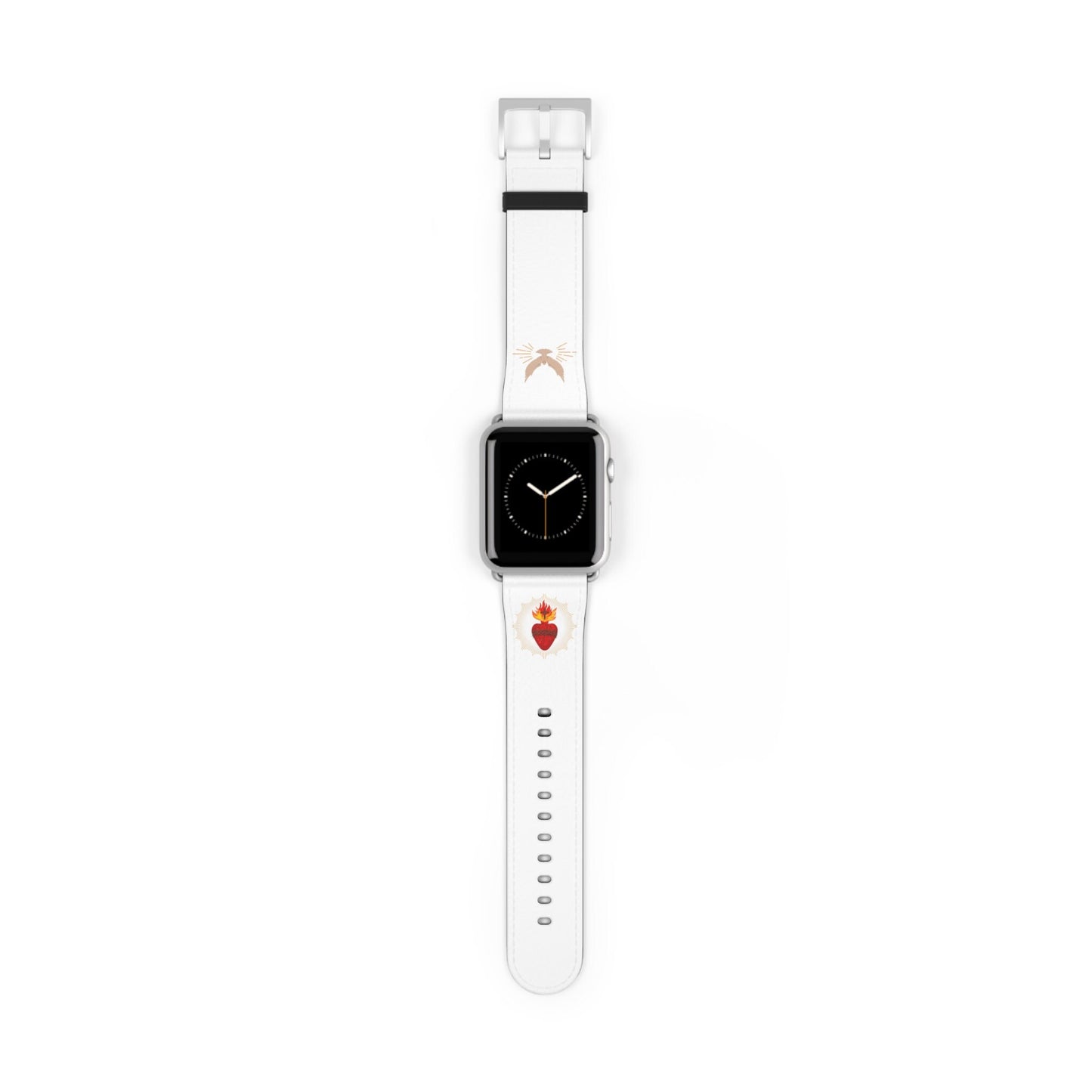 Sacred Heart AppleWatch Band Series 9/8/7/6/5/4/3/2/1/SE/Ultra, Apple WatchBand 38mm, Apple WatchBand 42mm, Catholic Gift