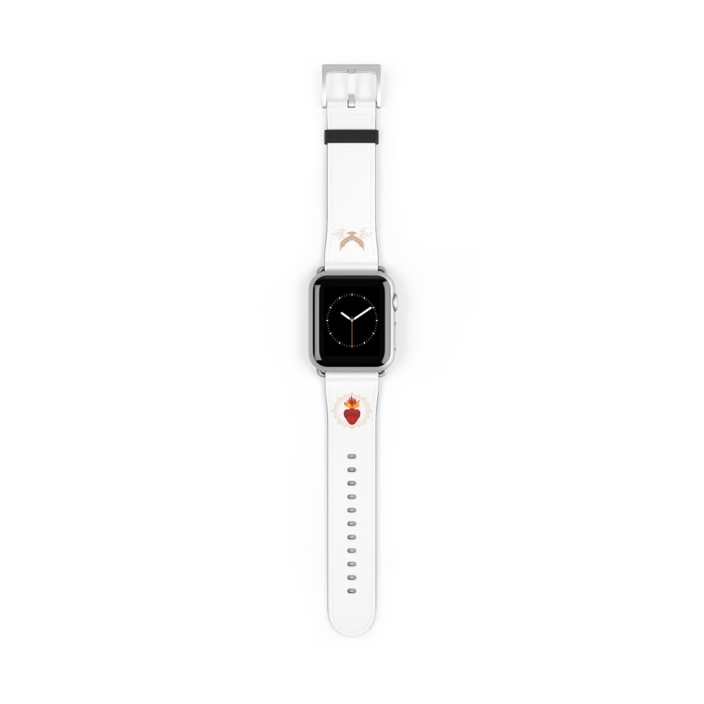 Sacred Heart AppleWatch Band Series 9/8/7/6/5/4/3/2/1/SE/Ultra, Apple WatchBand 38mm, Apple WatchBand 42mm, Catholic Gift