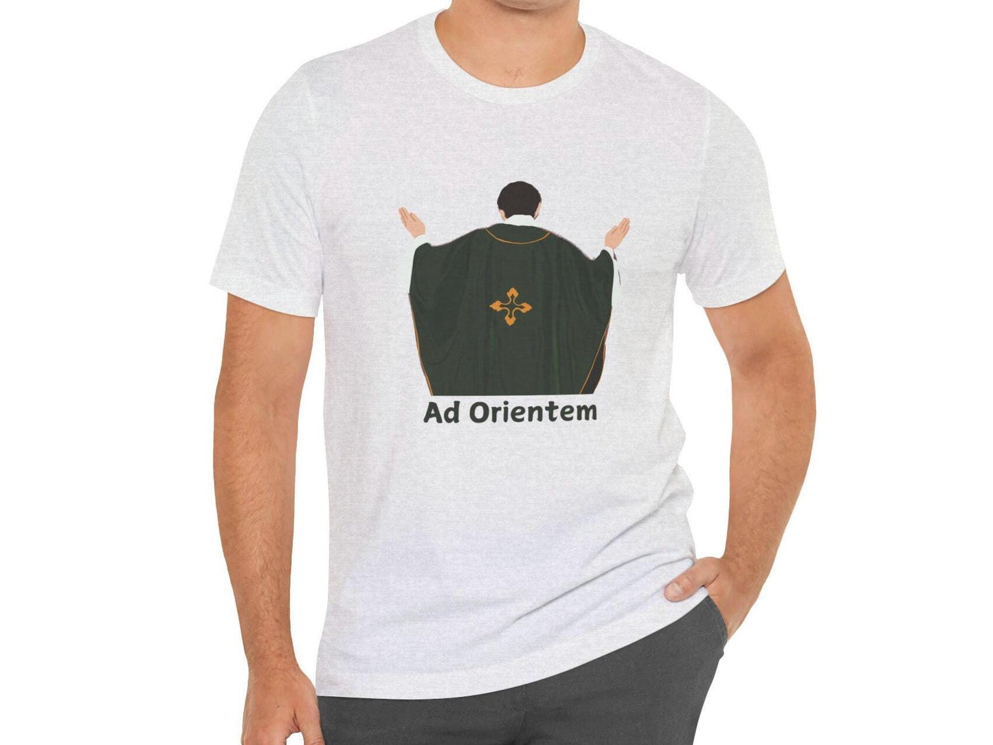 Ad Orientem Latin Mass Catholic T Shirt, Unisex Tee, Religious Graphic Shirt, Catholic Gift, Traditional Latin Mass Apparel