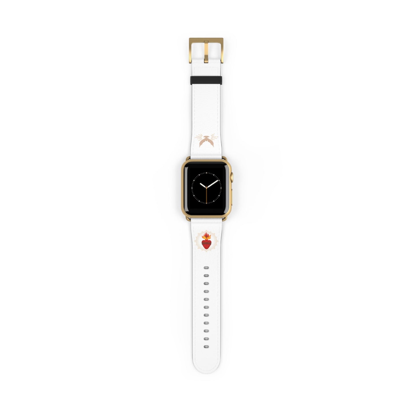 Sacred Heart AppleWatch Band Series 9/8/7/6/5/4/3/2/1/SE/Ultra, Apple WatchBand 38mm, Apple WatchBand 42mm, Catholic Gift