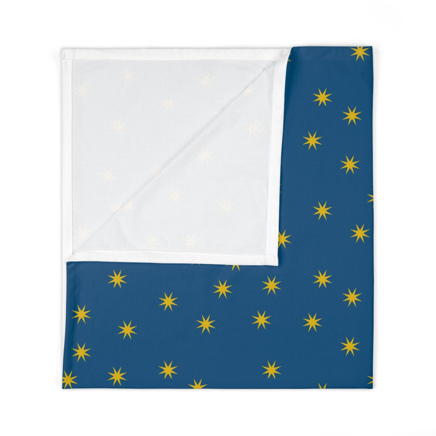 Our Lady Guadalupe Stars Baby Swaddle Blanket - Religious Christian Newborn Gift, Infant Shower Present, Soft Wrap for Sleeping, Cuddle