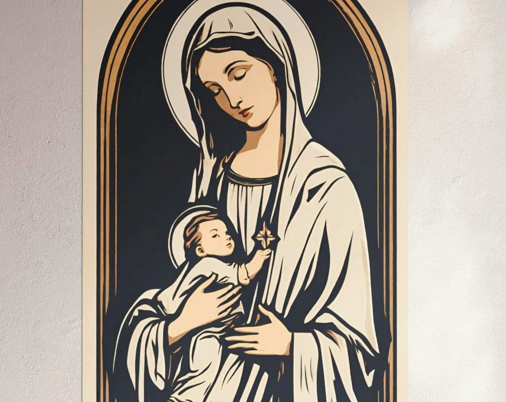 Vintage Mother of God Poster
