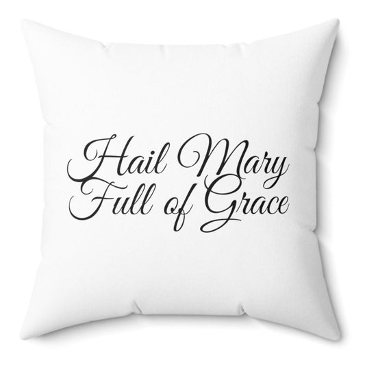 Virgin Mary Decorative Accent Pillow, Indoor Cozy Square Throw Pillows, Modern Decorative Pillows, Polyester Square Pillows, Home Decor