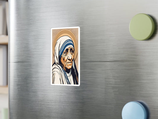 FREE STICKER, Use Code MAGCATH, Mother Teresa Sticker, Saint Teresa of Calcutta Vinyl Decals, St Teresa of Calcutta Vinyl Stickers
