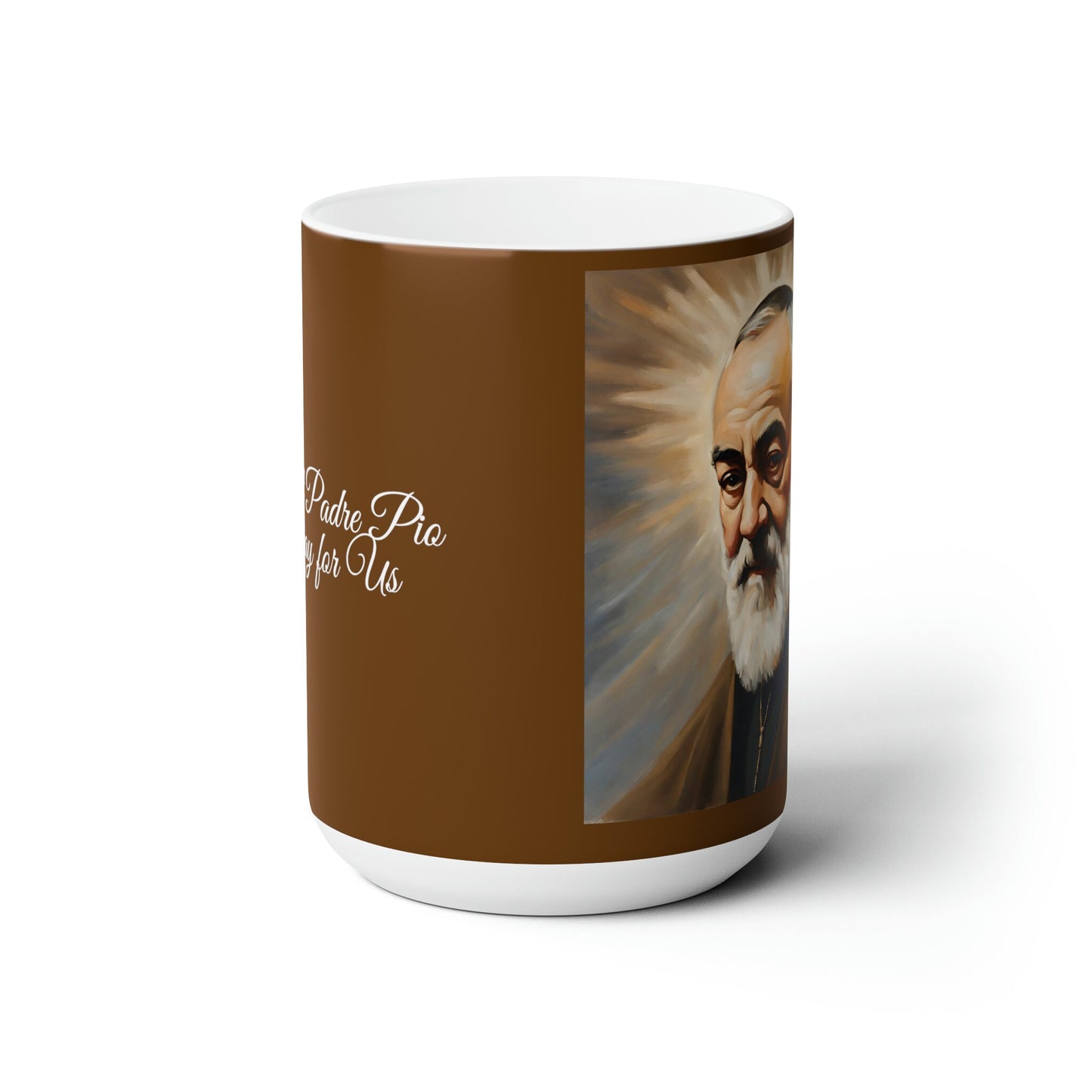Saint Padre Pio Coffee Mug, Catholic Coffee Mug, Saint Coffee Cup, Catholic Gifts, St Padre Pio Gifts