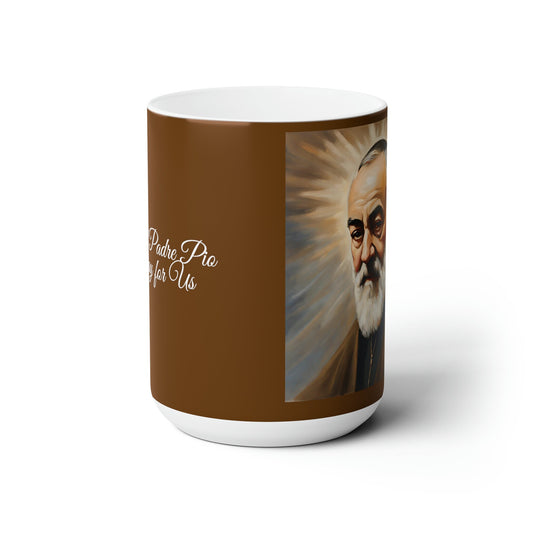 Saint Padre Pio Coffee Mug, Catholic Coffee Mug, Saint Coffee Cup, Catholic Gifts, St Padre Pio Gifts
