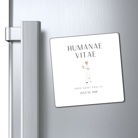 Humanae Vitae Fridge Magnet, Catholic Magnets, Gifts for Catholics, Traditional Catholic Refrigerator Magnet