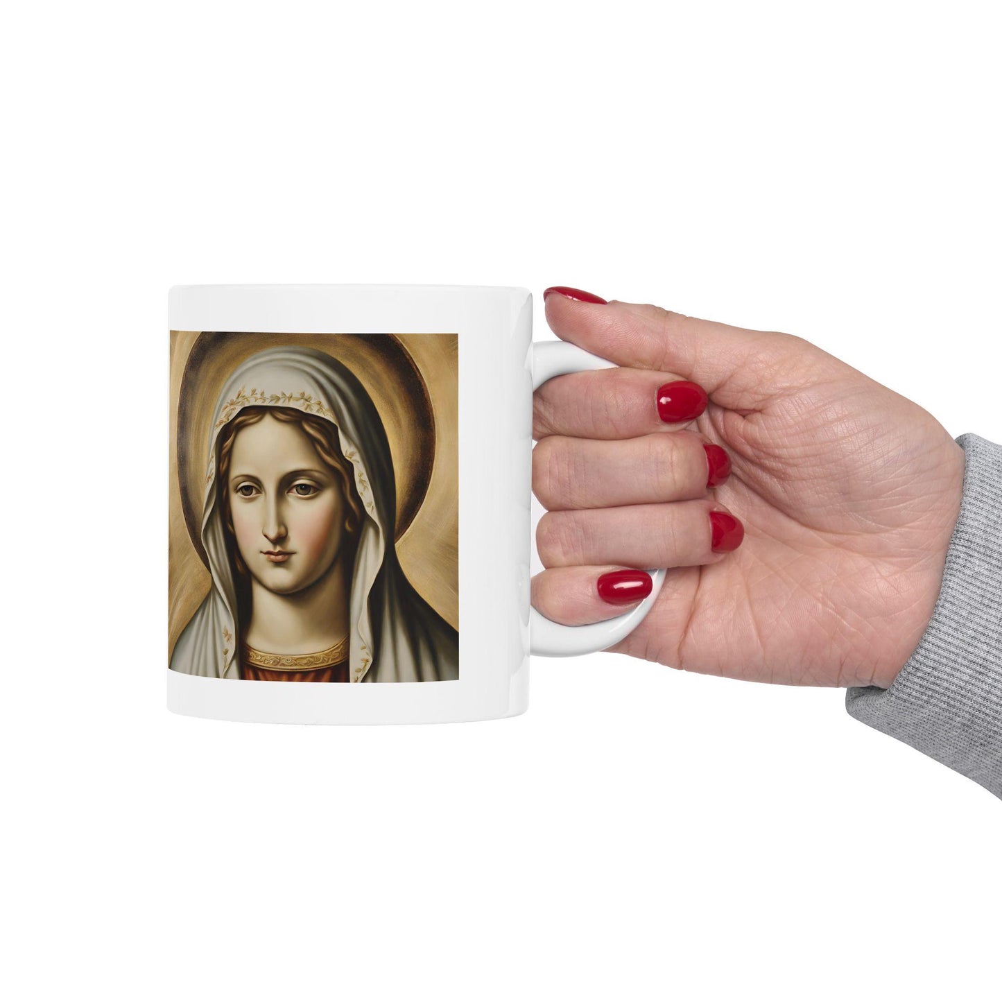 Blessed Virgin Mary Coffee Mug, Catholic Coffee Mug, Saints Mug, Catholic Mom Present