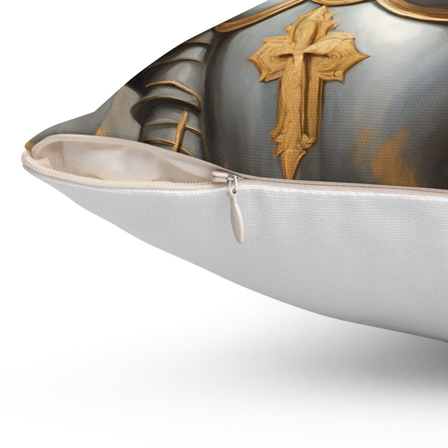 Indoor Square Throw Pillows, Saint Michael the Archangel-Themed Pillow, Decorative Accent Pillow, Modern Decorative Pillows