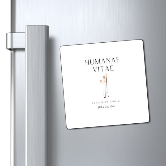 Humanae Vitae Magnet, Catholic Fridge Magnets, Gifts for Catholics, Traditional Catholic Refrigerator Magnet
