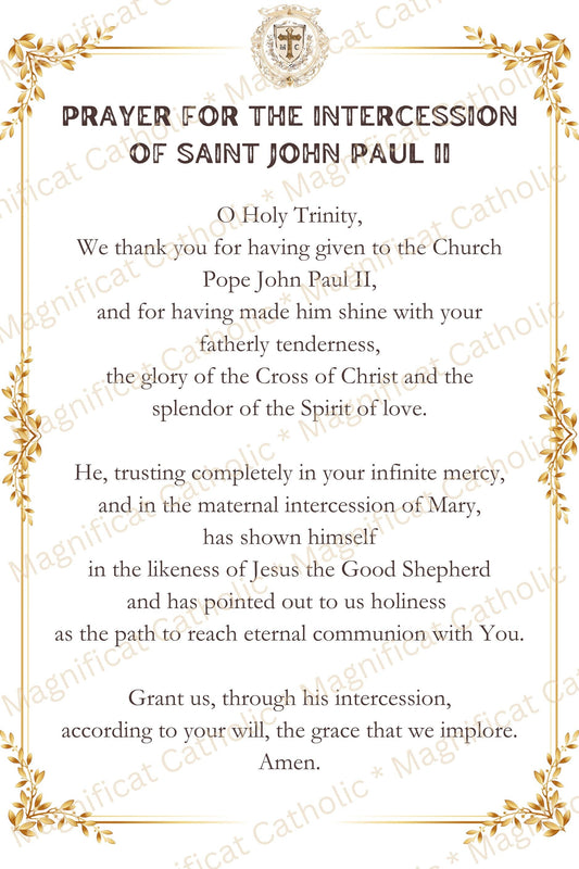 Vintage Saint John Paul II Catholic Art Digital Print, Religious Retro Decor, Instant Download, Digital File, Catholic Wall Art, Holy Card