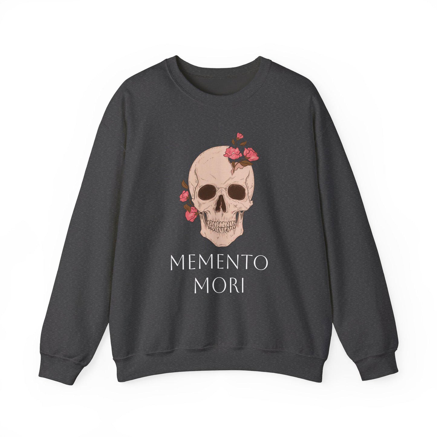 Memento Mori Catholic Sweatshirt, Unisex Sweatshirt, Heavy Blend Crewneck, Catholic Gift, Religious Apparel, Reminder of Death, Christian