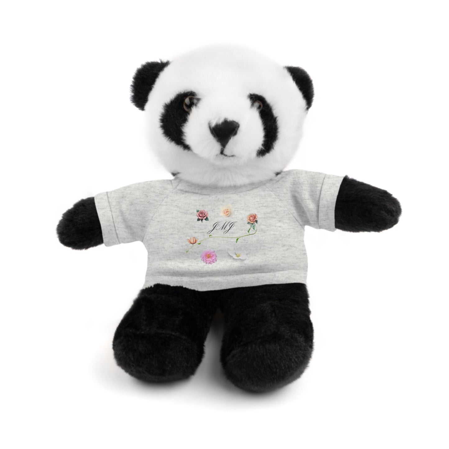 Stuffed Animals with JMJ Tee, Adorable Stuffies for Kids, Cute Plushies, Catholic Gifts for Children, Lovies for Kids 3+, Presents for Child