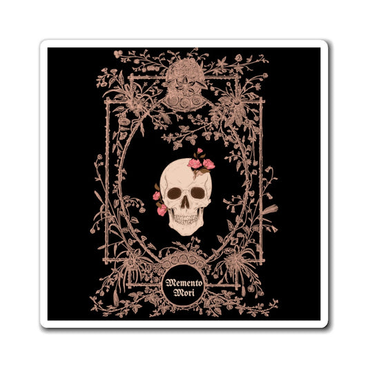 Memento Mori Fridge Magnet, Catholic Home Decor, Memento Mori Refrigerator Magnet, Traditional Catholic Art