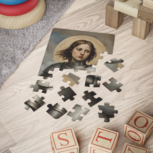 Saint Joan of Arc Kids Puzzle, 30-Piece Children Jigsaw Puzzle, Catholic Gifts for Toddlers