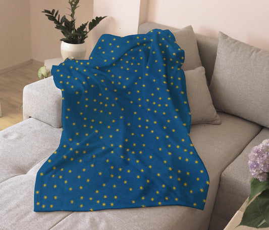 Our Lady of Guadalupe Blanket, Soft Winter Throw, Cozy Guadalupe Stars Blanket, Catholic Gift for Kids, Super Soft Velveteen Plush