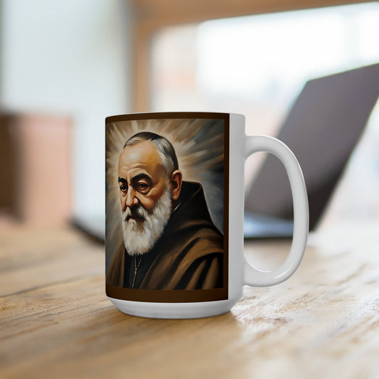 Saint Padre Pio Coffee Mug, Catholic Coffee Mug, Saint Coffee Cup, Catholic Gifts, St Padre Pio Gifts