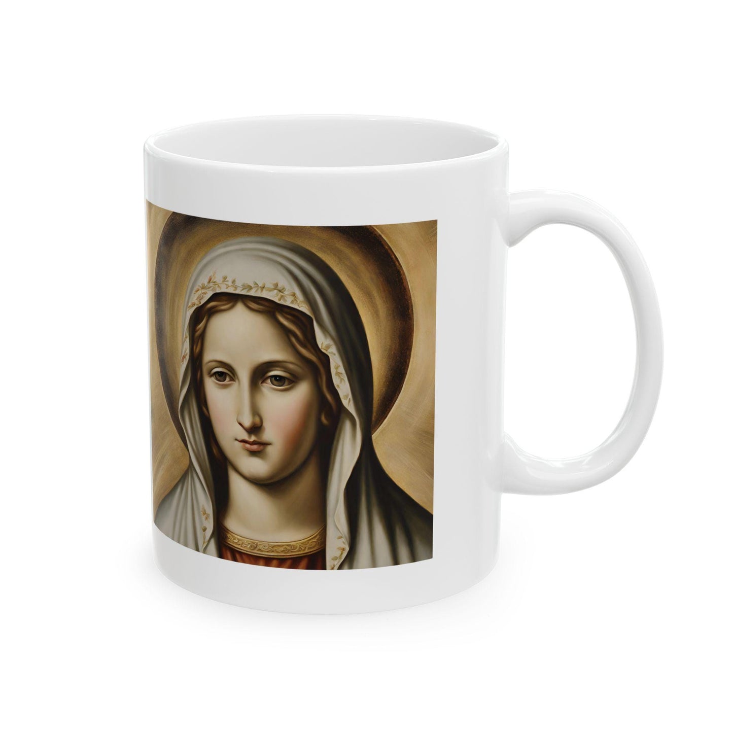 Blessed Virgin Mary Coffee Mug, Catholic Coffee Mug, Saints Mug, Catholic Mom Present