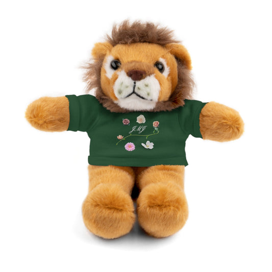 Adorable Stuffie with Catholic JMJ Tee, Stuffed Animals for Kids, Cute Plushies, Gifts for Children, Lovies for Kids 3+, Presents for Child