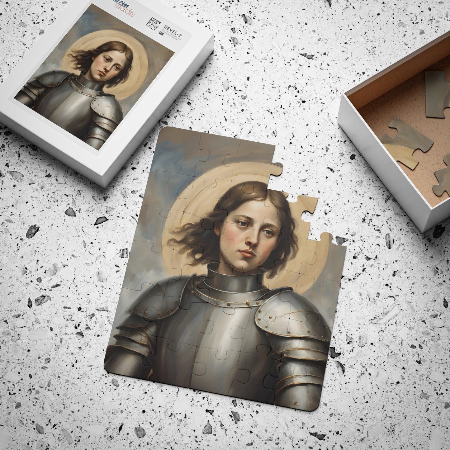 Saint Joan of Arc Kids Puzzle, 30-Piece Children Jigsaw Puzzle, Catholic Gifts for Toddlers