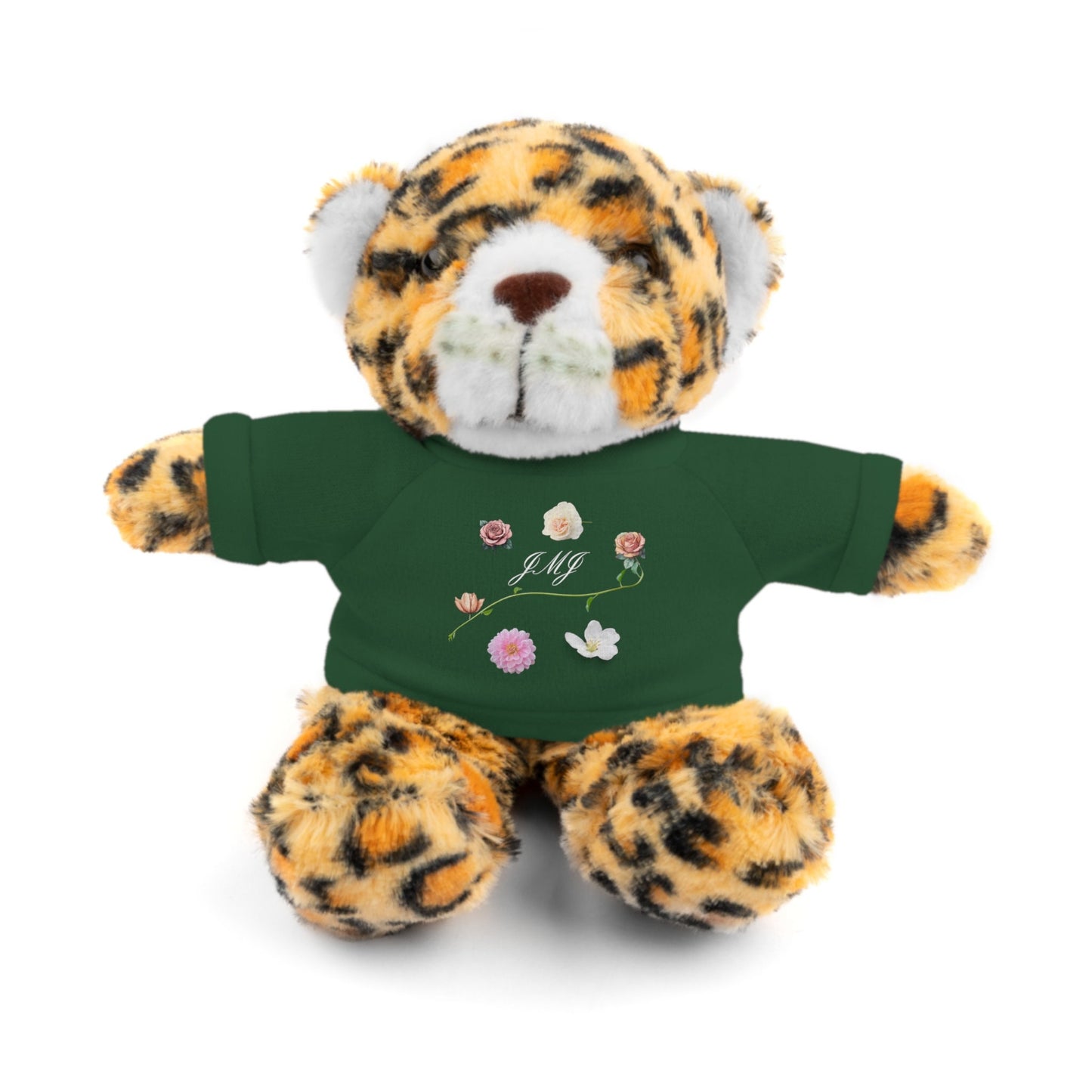 Stuffed Animals with JMJ Tee, Adorable Stuffies for Kids, Cute Plushies, Catholic Gifts for Children, Lovies for Kids 3+, Presents for Child