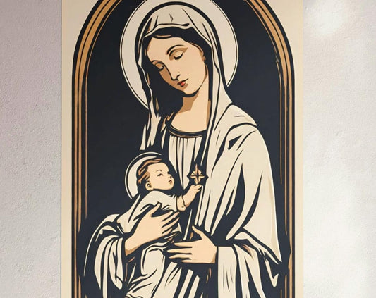 Vintage Mother of God Poster