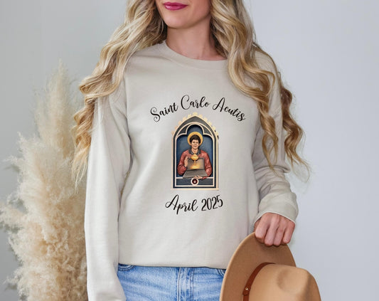 Saint Carlo Acutis Catholic Sweatshirt